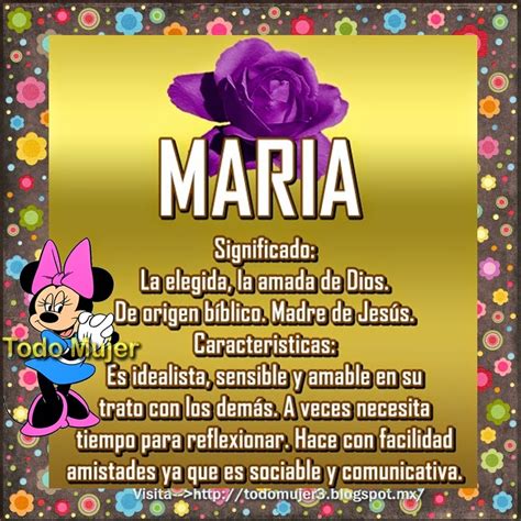 significado maria