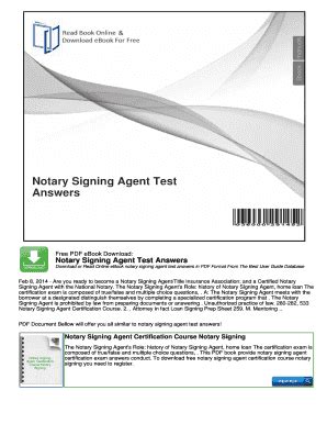 signing-agent-test-practice Ebook Epub