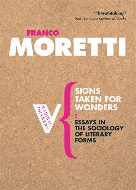 signs taken for wonders essays in the sociology of literary forms Reader