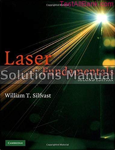 silfvast laser fundamentals solution manual Reader