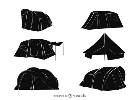 silhouette tent