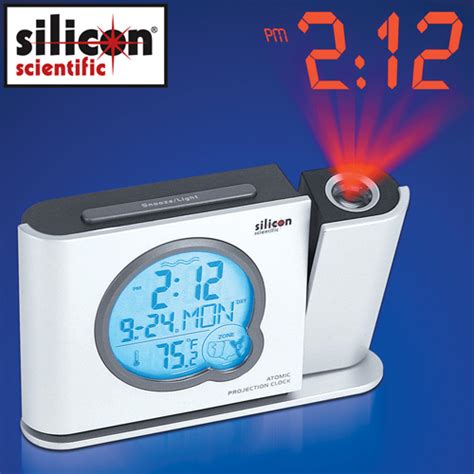 silicon scientific atomic projection clock manual PDF