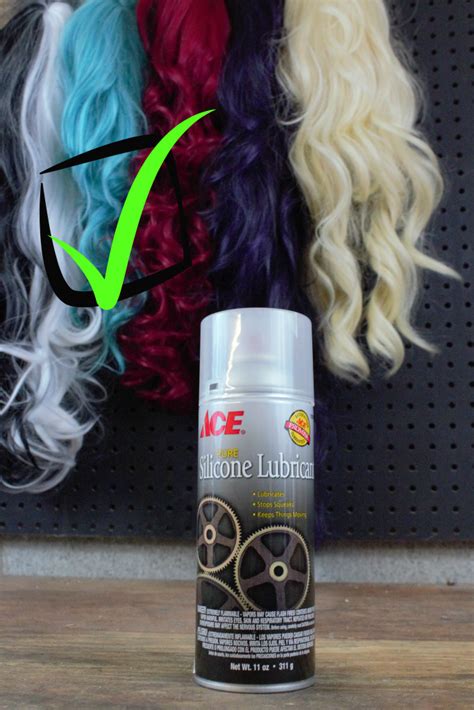 silicone spray on wigs