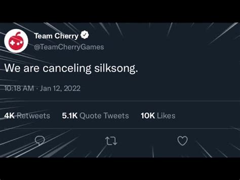 silksong cancelled