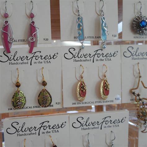Silver Forest Earrings Catalog