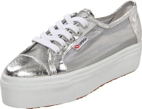 silver sneakers womens