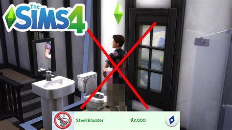 sim complains of need to pee