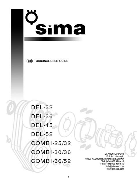 sima srf owners manual Kindle Editon