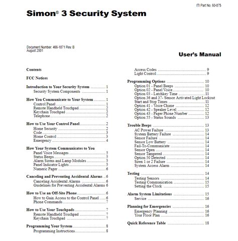 simon 3 user manual Reader