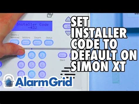 simon xt dealer code PDF