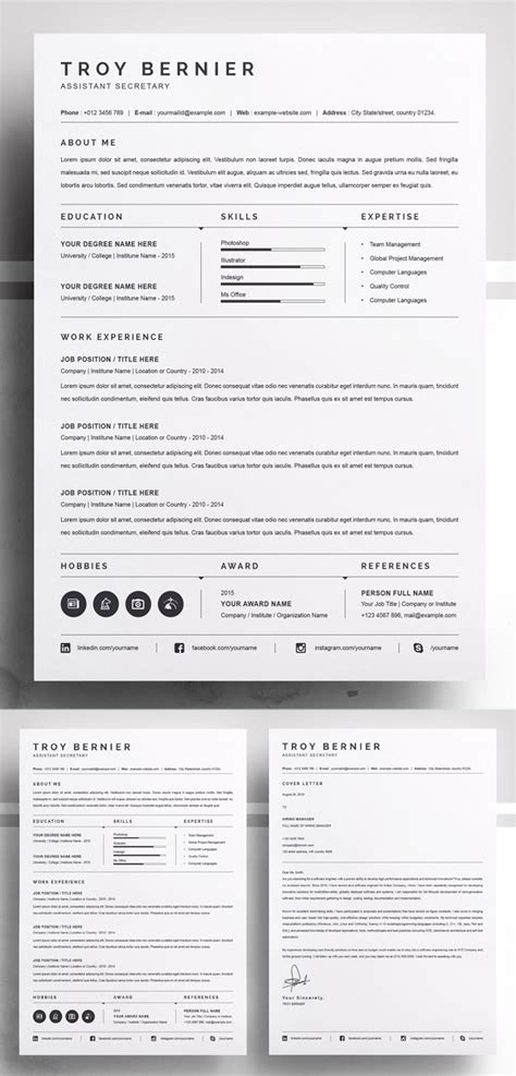 Simple And Clean Resume Template