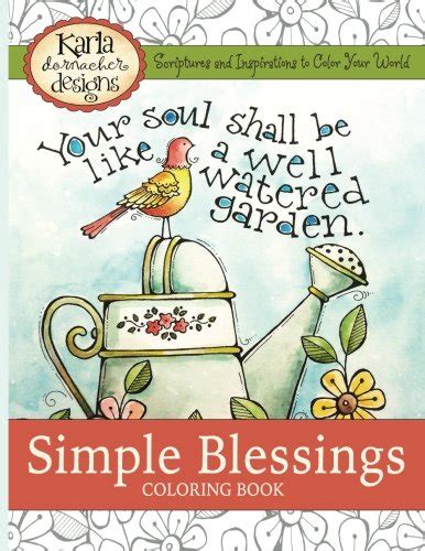 simple blessings coloring designs to encourage your heart Reader