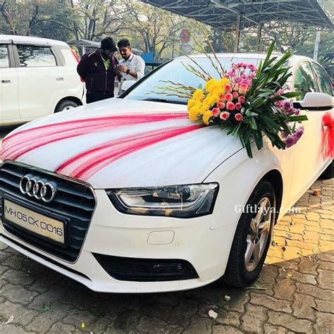 simple car decoration for wedding