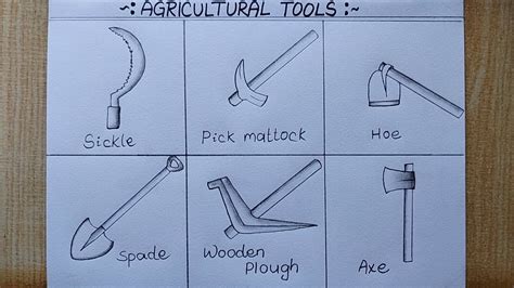 simple farm tool and drawing Doc