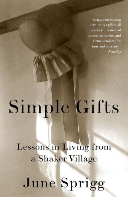 simple gifts lessons in living from a shaker village Doc