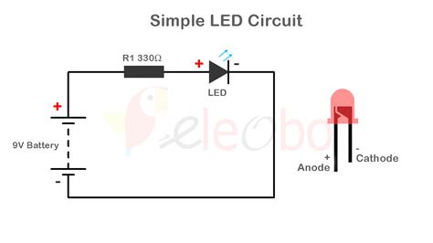 simple led light circuit diagram PDF