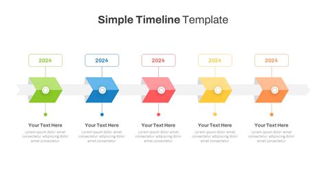 simple powerpoint timeline template PDF