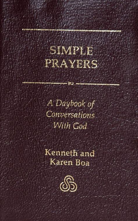 simple prayers a daybook of conversations with god Reader