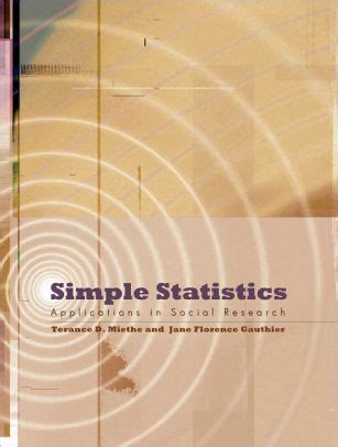 simple statistics applications in social research Kindle Editon