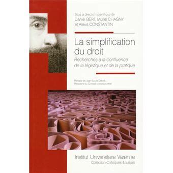 simplification droit recherches confluence l gistique Epub