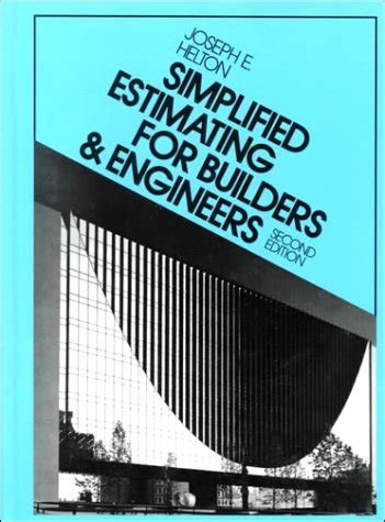 simplified estimating for builders and engineers 2nd edition Epub