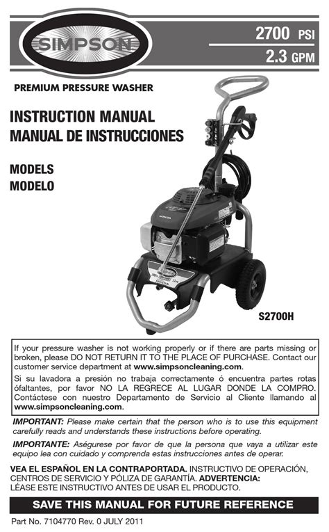 simpson-pressure-washer-instruction-manual Ebook Epub