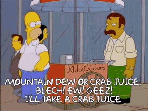 simpsons crab juice