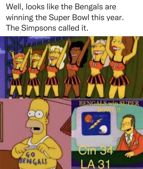 simpsons predict the super bowl