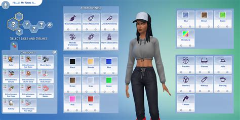 sims 4 character creation