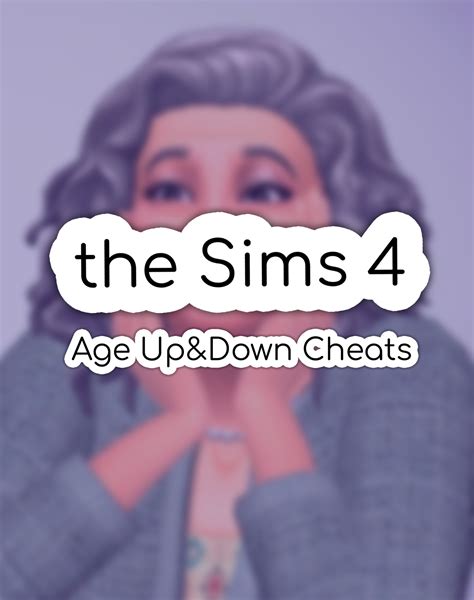 sims 4 cheat for not aging