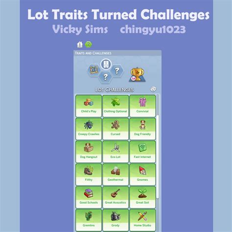 sims 4 lot challenges