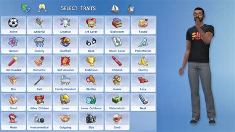 sims 4 lot traits