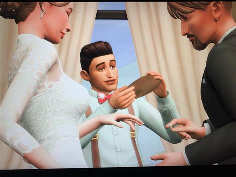 sims for cant edit wedding