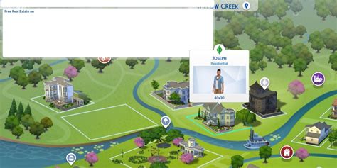 sims free real estate cheat