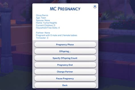 sims pregnancy cheats sims 4