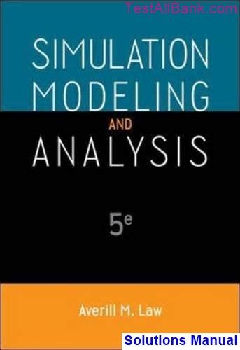 simulation modeling and analysis law solutions manual Epub