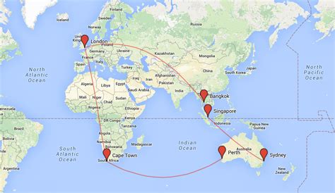 singapore to australia flight journey time