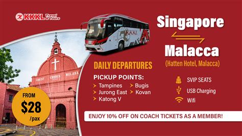 singapore to malacca bus how long