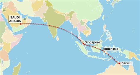 singapore to saudi arabia flight time