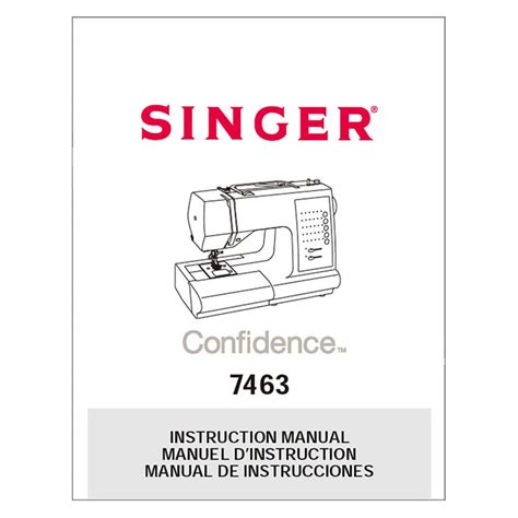 singer confidence 7463 manual Epub