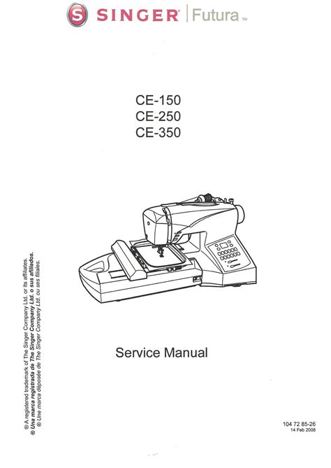 singer futura ce 250 manual Epub