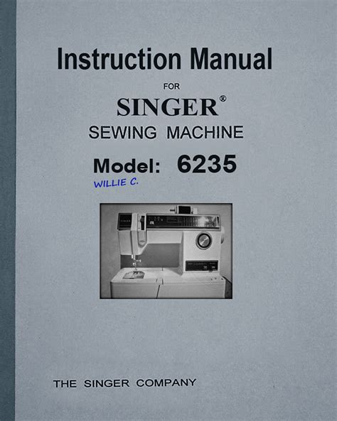 singer model 6235 manual Reader