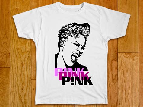 singer pink t shirts