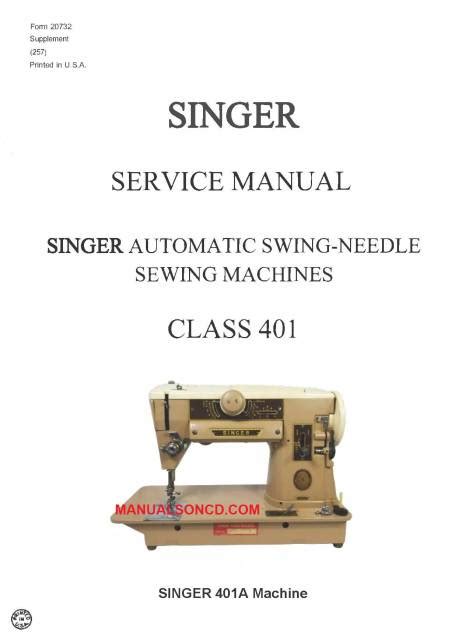 singer sewing machine manual 401a Epub