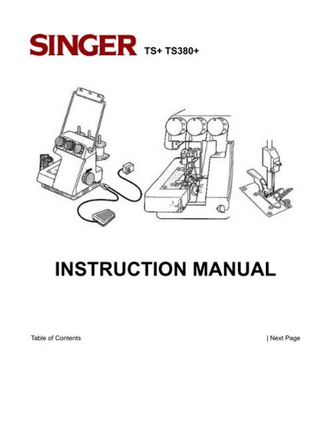 singer tiny serger ts380 manual wiring diagram 78185 Doc