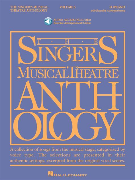 singers musical theatre anthology vol 5 soprano book Epub