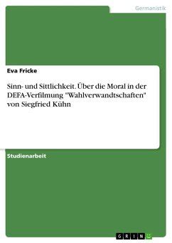 sinn sittlichkeit defa verfilmung wahlverwandtschaften siegfried Epub