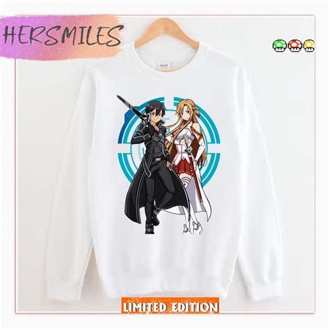 sinon kirito and asuna shirt