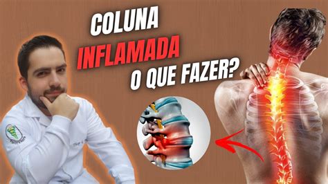 sintomas coluna inflamada