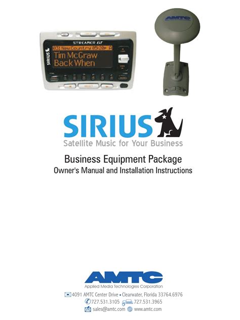 sirius 2 satellite radios owners manual Reader